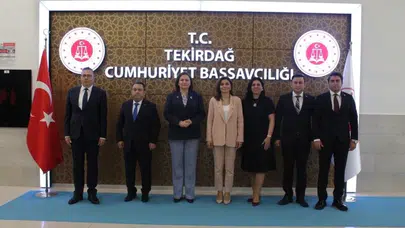 Tekirdağ Adliyesi’nde kritik temas: HSK’dan yargı hizmetlerine yakın takip