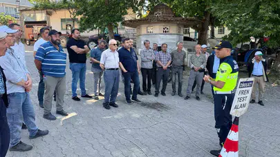 Tarlada güvenlik dönemi: Bilecik’te traktör kullanıcılarına hayati uyarılar