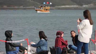 Bulutlara komşu saklı cennet: Bayburt'un mavi incisi ziyaretçi akınına uğruyor