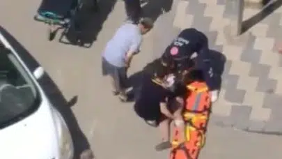 Elazığ’da yürekleri ağza getiren kaza: Motosikletli sürücü hastanelik oldu