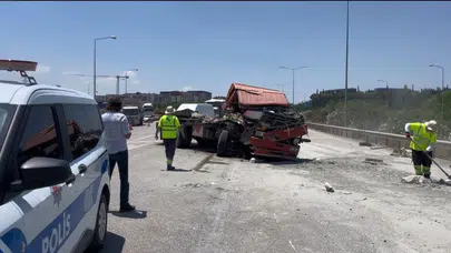 Emniyet şeridinde can pazarı: Tamirat yaparken ölümle burun buruna geldiler