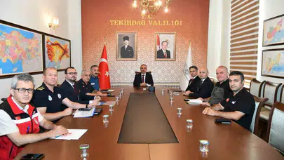 Tekirdağ’da orman yangınlarına karşı önlemler masaya yatırıldı