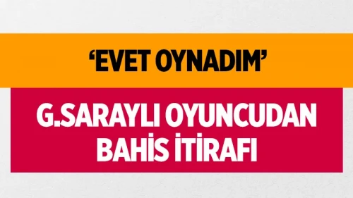 Futbol dünyasını sarsan bahis itirafı! Galatasaraylı Eren Elmalı oynadığını açıkladı