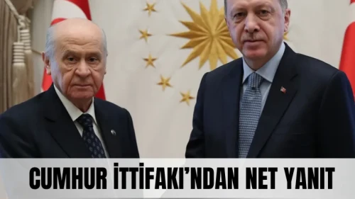 Cumhur İttifakı'nda kriz iddialarına nokta: Menfaat değil memleket!