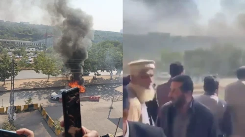 Pakistan'da can pazarı! Patlama olay yerini sarstı