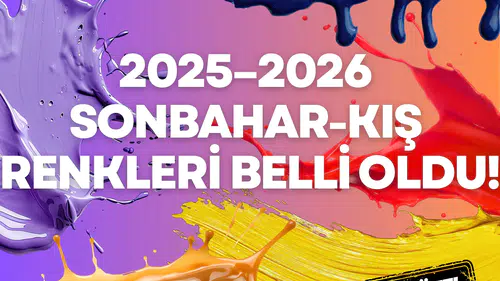 2025–2026 sonbahar-kış renkleri belli oldu!
