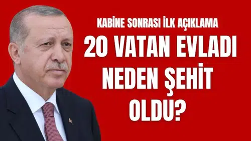 Kabine sonrası ilk açıklama: Erdoğan, 'uçak kazasında tüm detaylar aydınlanacak' dedi