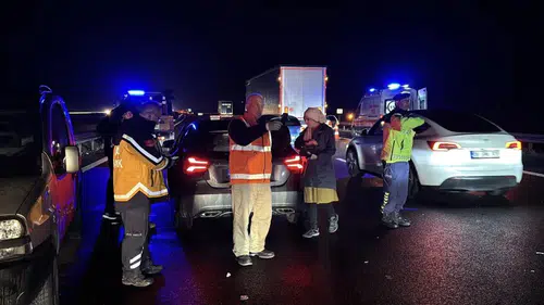 TEM’de korku filmi gibi anlar! Asfalt üzerinde ölümle burun buruna