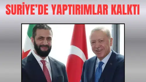 Ahmed Şara duyurdu: Suriye’ye uygulanan yaptırımlar resmen kaldırıldı