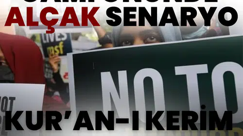 Cami önünde alçak senaryo: Kur’an-ı Kerim domuz kafasıyla hedef alındı!