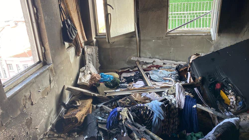 Bursa'da iş hanında yangın paniği: 4 yaşındaki çocuk etkilendi...