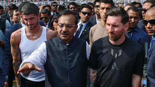 Lionel Messi'nin Hindistan ziyareti olaylı başladı