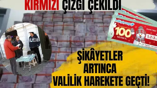 Şikâyetler artınca Valilik harekete geçti! Piyango satışları için kırmızı çizgi çekildi