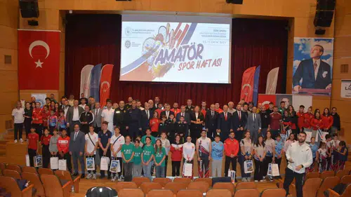 Sinop’ta amatör sporun başarılı isimleri ödüllendirildi