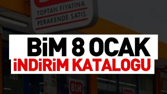 BİM 8 Ocak Salı İndirim Katalogu