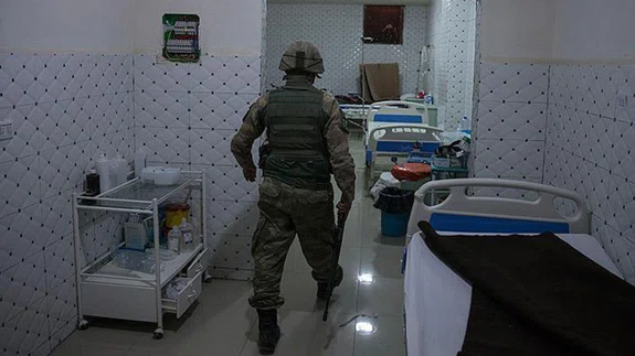 İşte Teröristlerin Afrin'deki Tam Teşekküllü Yer Altı Hastanesi