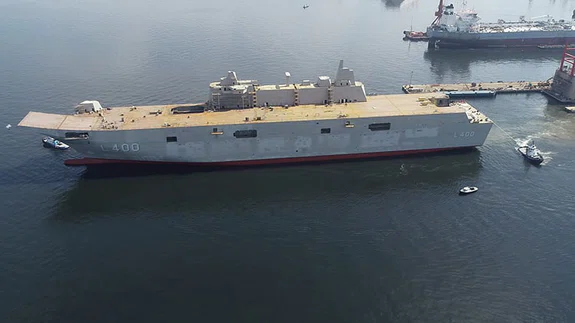 Türkiye'nin en büyük savaş gemisi 2020'de hizmete girecek