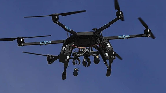 Kara birliklerinin silahı havan, dronla havalandı
