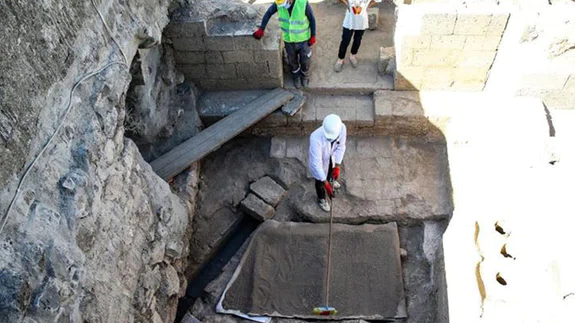 'Diyarbakır'ın kalbi'nde 1800 yıllık kalorifer sistemi bulundu