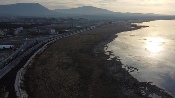 Beyşehir Gölü'nde su seviyesi beklentinin altında kaldı