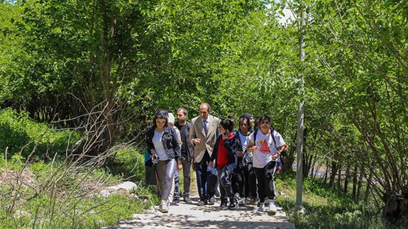 Tarımsal üretim ve biyolojik çeşitliliği Hevsel Bahçeleri'ndeki dersle öğreniyorlar