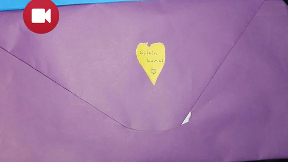 Yardım için gittikleri evde mektup buldular:  Cumhurbaşkanına mektup