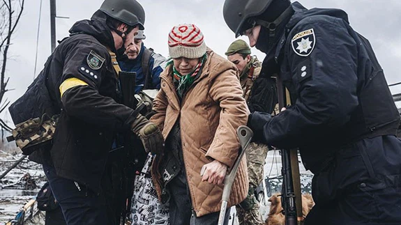Ukrayna'da sivillerin tahliyesi için ilan edilen geçici ateşkes başladı