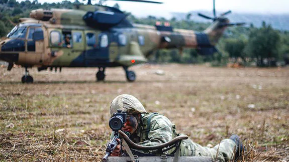 Dağların aslanları ansızın vuruyor