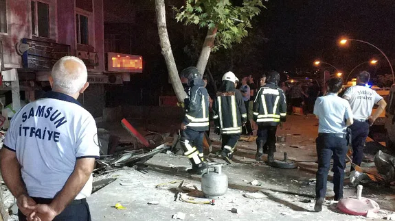 Samsun'da patlama!