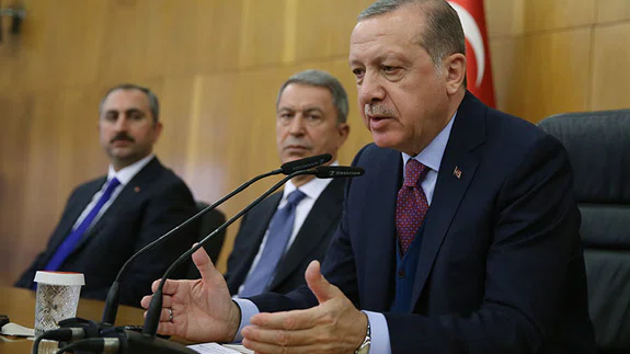 Cumhurbaşkanı Erdoğan: 50 tırlık yardım konvoyu Habur'dan Irak'a giriş yaptı