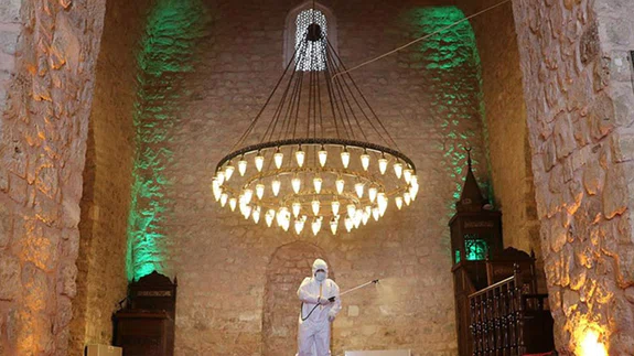 Güneydoğu'daki ecdat yadigarı camiler ramazana hazır