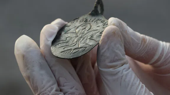 Hadrianopolis Antik Kenti'nde Hazreti Süleyman betimli kolye ucu bulundu