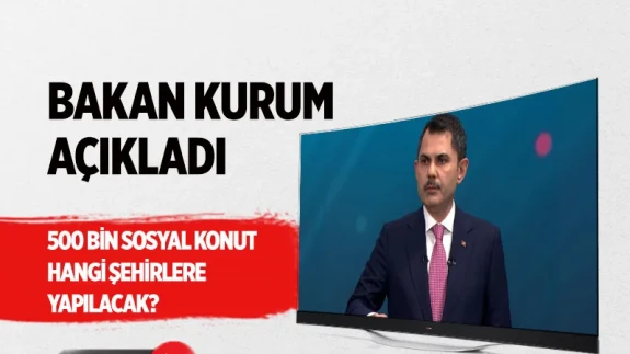 Yüzyılın Konut Projesi'nde öncelik kimin? İşte Murat Kurum'un nüfus esasına göre belirlediği konut dağılım detayları