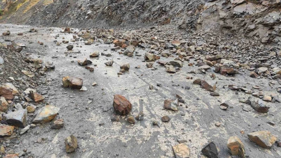 Batman’da sağanak heyelana neden oldu