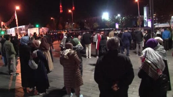 Üsküdar Meydanı’nda İsrail protestosu