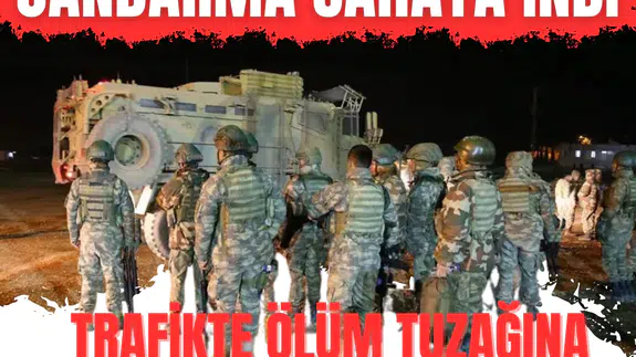 Trafikte ölüm tuzağına karşı dev operasyon! Jandarma sahaya indi