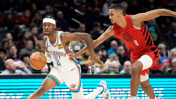 Lakers ve Thunder’dan seyir zevkini yükselten unutulmaz dakikalar!