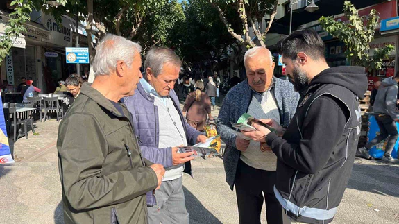 Aydın’da narkotik farkındalık hareketi: Polis pazarda sahaya indi!