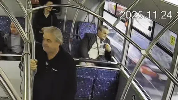 Soğukkanlı otobüs şoföründen hayat kurtaran hamle!