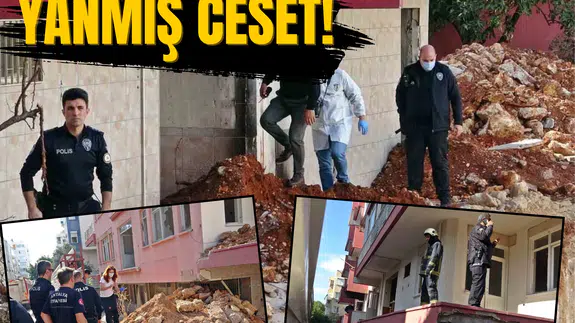 Alevler sönünce gerçek ortaya çıktı: Boş binada yanmış ceset!