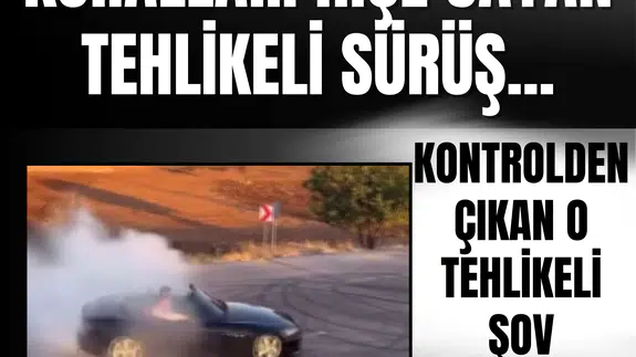 Kuralları hiçe sayan tehlikeli sürüş... Kontrolden çıkan o tehlikeli şov kamerada!