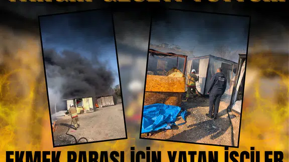 Yangın geceyi yuttu... Ekmek parası için yatan işçiler, alevlerle uyandı!