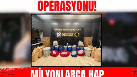 İki büyükşehirde narkotik operasyonu! Milyonlarca hap sokaklara inmeden yakalandı