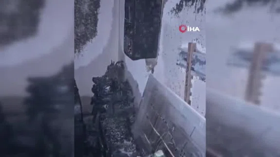 Beypazarı’nda alevler yükseldi: Ev kullanılamaz hale geldi!
