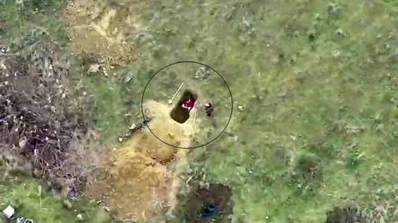 Havadan takip, kaçak kazıya suçüstü: Kaçışları drone ile görüntülendi!