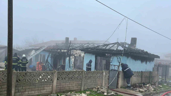 Tekirdağ'da soba faciaya yol açtı... Ev küle döndü, bir kişi ölümden döndü!