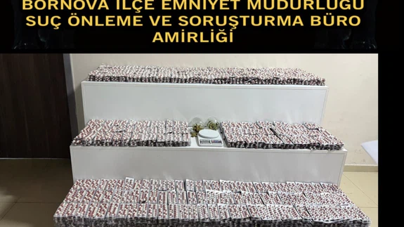 İzmir'de polis takibi sonuç verdi: Kapıcı dairesinde binlerce hap!