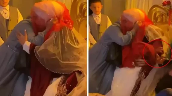 Gelinden damadı şoke eden hareket! Sosyal medya ikiye bölündü