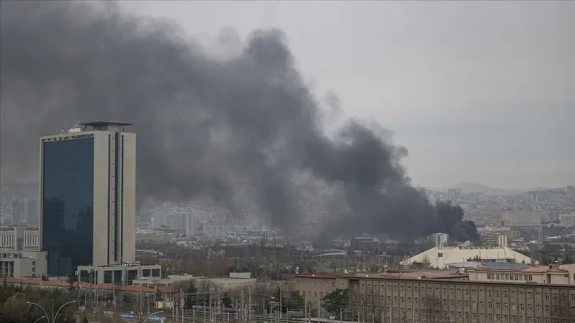 Ankara'da İnşaat Halindeki Rezidansta Yangın Çıktı! Yangın Neden Çıktı, Can Kaybı Var Mı?