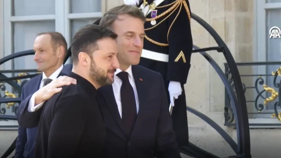 Avrupa Liderleri Paris'te Ukrayna İçin Bir Araya Geldi